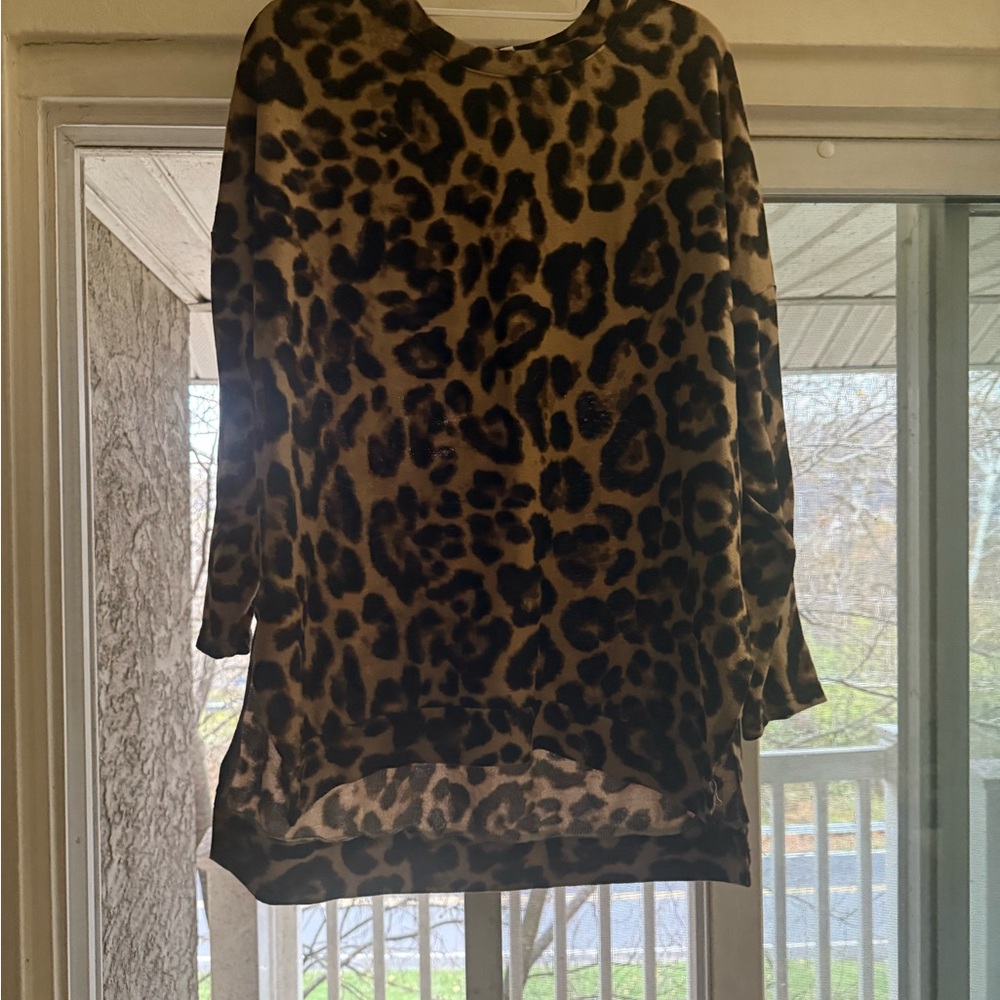 Amaryllis Animal Print Top